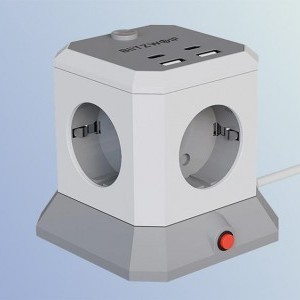 Hálózati elosztó BlitzWolf BW-EC1 4xAC 2xUSB-A 2xUSB-C-4