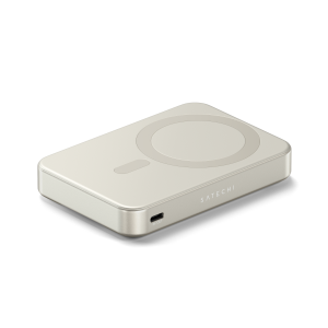 Satechi Qi2 10K Magsafe Powerbank állvánnyal - Homokszínű-10