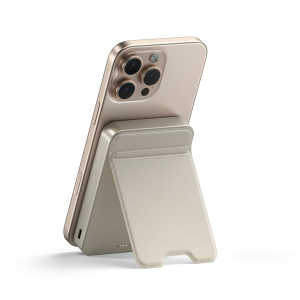 Satechi Qi2 10K Magsafe Powerbank állvánnyal - Homokszínű-7