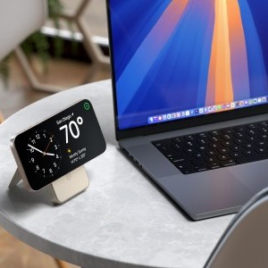 Satechi Qi2 10K Magsafe Powerbank állvánnyal - Homokszínű-4