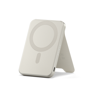Satechi Qi2 5K Magsafe Powerbank Állvánnyal - Homokszínű