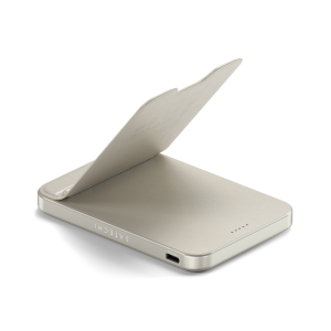 Satechi Qi2 5K Magsafe Powerbank Állvánnyal - Homokszínű-8