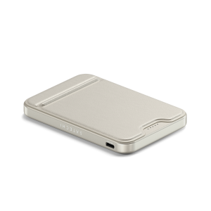 Satechi Qi2 5K Magsafe Powerbank Állvánnyal - Homokszínű-5