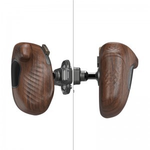 Smallrig 5161 Imagegrip Series Wooden Handle with NATO Clamp (Left side)-1