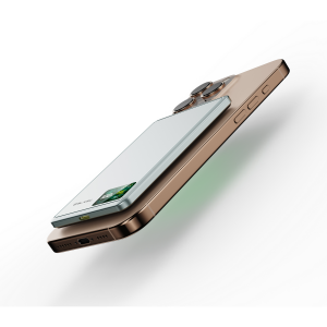 Blavec Power Bank 5000mAh BJ-03 Ultra Slim 7,8mm - Type C - 22,5W mágneses Magsafe 3 az 1-ben (PBBJ03-MC5G) szürke,-14