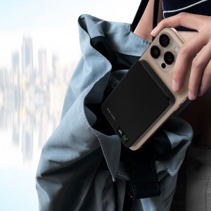 Blavec Power Bank 5000mAh BJ-04 Ultra Slim 7,8mm - Type C - 22,5W Magsafe 3in1 (PBBJ04-MC5B) fekete-4