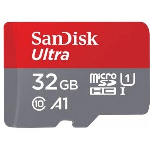 Sandisk MicroSD ULTRA Memóriakártya 32GB,120MB/s, A1,Class 10, UHS-I