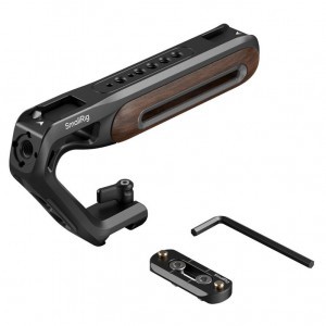 Smallrig 5251 Wooden Top Handle with NATO Clamp-4