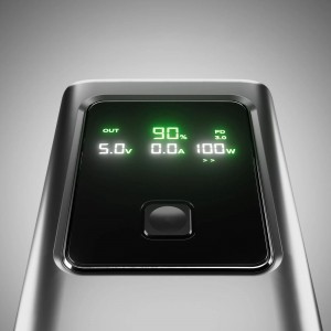 Powerbank SBS 20000mAh PD 100w lcd kijelzővel - szürke-2