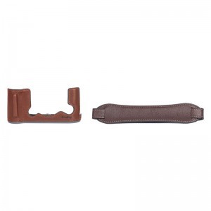 Smallrig 4710 Leather Half Case Kit For X-T50 (barna)-1