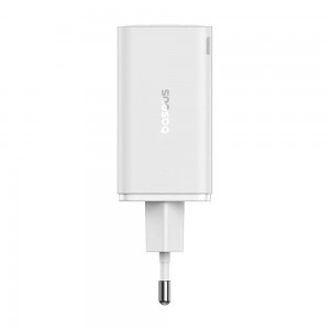 Baseus - Fali töltő GaN (P10162701213-00) - 2x USB, 2x Type-C, 65W, Type-C to Type-C kábellel - Fehér-2