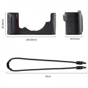 Smallrig 5095 Leather Case Kit for Nikon Z F (Black)-1