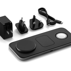 Satechi Qi2 trio vezeték nélküli töltőpad - űrszürke-7