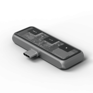 Satechi Mobile XR Hub with dual USB-C and microSD - Space Gray-8