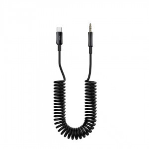 XO kábel audio NB-R255B USB-C - jack 3,5 mm 1,0 m fekete
