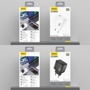 Dudao A28 45W GaN USB-C Fali Töltő adapter - Fehér-2