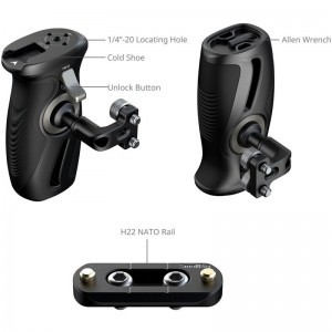 Smallrig 5194 Rotating Side Handle with 1/4"-20 Screw-2