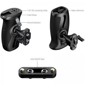 Smallrig 5160 Rotating Side Handle with NATO Clamp-1