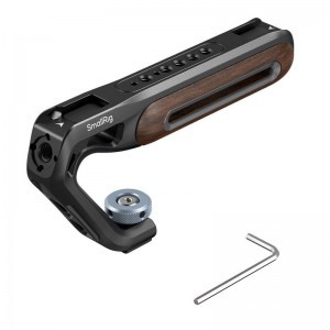 Smallrig 5250 Wooden Top Handle with Cold Shoe Mount-4