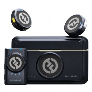 Hollyland Lark M2 Wireless Lavalier Microphone (Duo ,Shine charcoal)