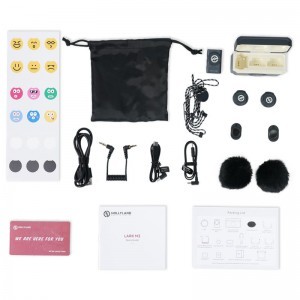 Hollyland Lark M2 Wireless Lavalier Microphone (Duo ,Shine charcoal)-2