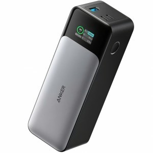 Anker 737 Powerbank, 24000mAh, 140W, QC + PD, Fekete A1289011