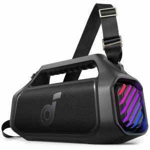 Anker Soundcore Boom 2 Plus Bluetooth Hangszóró, 140W, TWS, RGB, Vízálló, Fekete A3134011