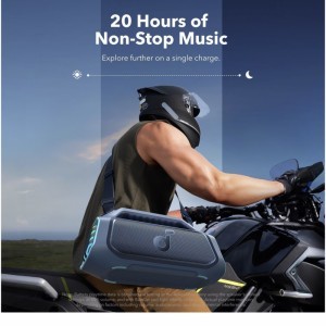 Bluetooth hangszóró Anker Soundcore Boom 2 Plus, 140W, TWS, RGB, Vízálló, Kék A3134031-3