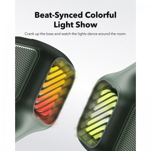 Bluetooth Hangszóró Anker SoundCore Boom 2, 80W, TWS, RGB, Vízálló, Zöld A3138061-1