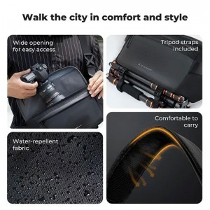 K&F Concept Sling táska 10L Urban Wander 13 (fekete)-2