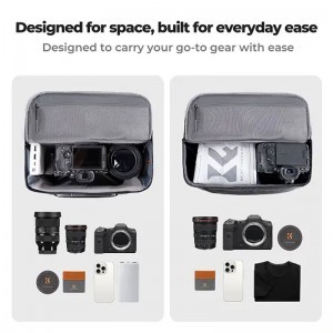 K&F Concept Sling táska 10L Urban Wander 13 (fekete)-3