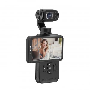 Ordro Pocket M5 3-tengelyes Gimbal Kamera, 5K, vlogoláshoz és YouTube videókhoz – Fekete-1