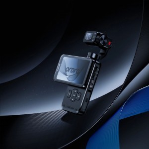 Ordro Pocket M5 3-tengelyes Gimbal Kamera, 5K, vlogoláshoz és YouTube videókhoz – Fekete-2
