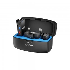 BOYA BOYAMIC 2.4GHz Univerzális vezetéknélküli szett (1+2 Töltődoboz)