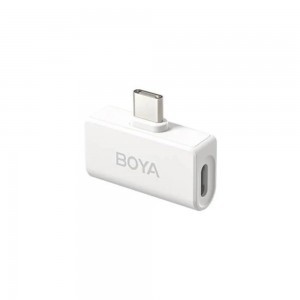 Boya Omic-U 2.4GHz Ultrakompakt vezetéknélküli szett (Android 1+2 Töltődoboz) Fehér-2