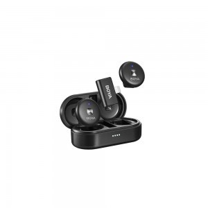 BOYA Omic-D 2.4GHz Ultrakompakt vezetéknélküli szett (iOS 1+2 Töltődoboz) Fehér