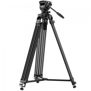 SMALLRIG 4686 HEAVY-DUTY FLUID HEAD VIDEO TRIPOD KIT AD-01S