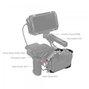 SMALLRIG “Black Mamba” Camera Cage for Canon EOS R6 Mark II 4161-4