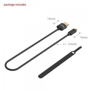 SMALLRIG Ultra Slim 4K HDMI Cable (D to A) 35cm 3042-2