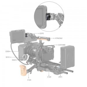 SMALLRIG Drop-in HawkLock Universal mini Quick Release Plate and Clamp 3513C-3