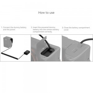 SMALLRIG D-Tap to NP-FZ100 Dummy Battery Power Cable 4253-13