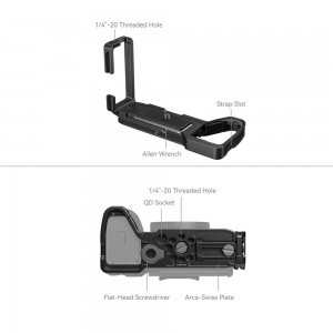 SmallRig L-Bracket for Sony Alpha 7R V / Alpha 7 IV / Alpha 7S III / Alpha 1 / Alpha 7R IV / Alpha 9 II 3660B-2