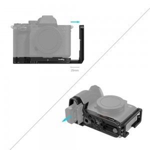 SmallRig L-Bracket for Sony Alpha 7R V / Alpha 7 IV / Alpha 7S III / Alpha 1 / Alpha 7R IV / Alpha 9 II 3660B-3