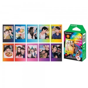FUJIFILM Instax Mini Film Glossy Rainbow (10lap)-1