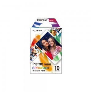 FUJIFILM Instax Mini Film Glossy Spray Art (10lap)