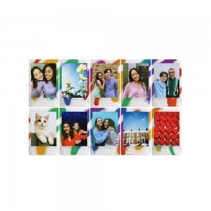 FUJIFILM Instax Mini Film Glossy Spray Art (10lap)-1