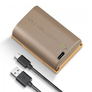 K and F Concept K&F Concept LP-E6NH akkumulátor 2250mAh, USB-C csatlakozóval
