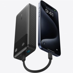 Anker Powerbank, 20000mAh, 30W, QC + PD, Fekete A1384G11-1