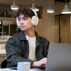 Edifier W80 fejhallgató (bézs)-2