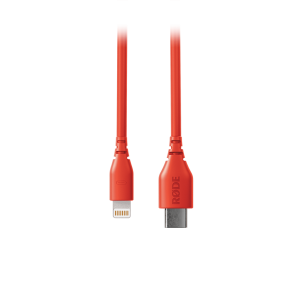 RØDE SC21-R USB-C - Lightning átalakító kábel, 0.3m, piros-1
